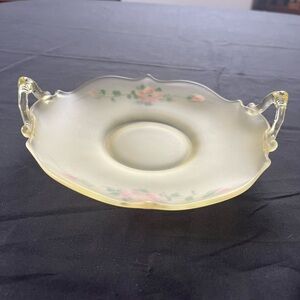 Antique Crown Staffordshire dish